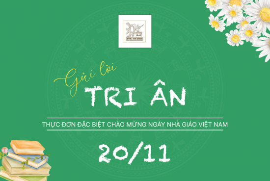 Menu Gửi Lời Tri Ân