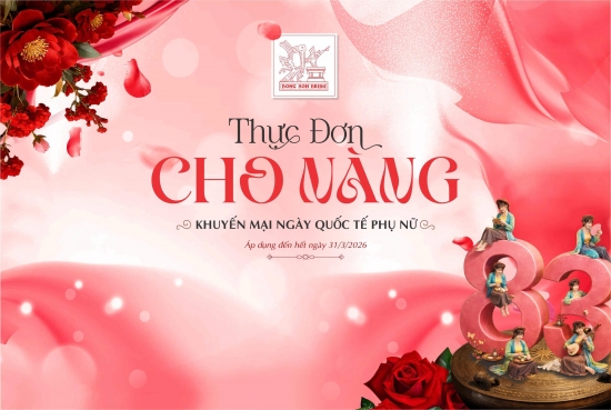 Menu Ưu Đãi Tháng 03