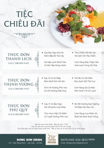 Set Tiệc chiêu đãi