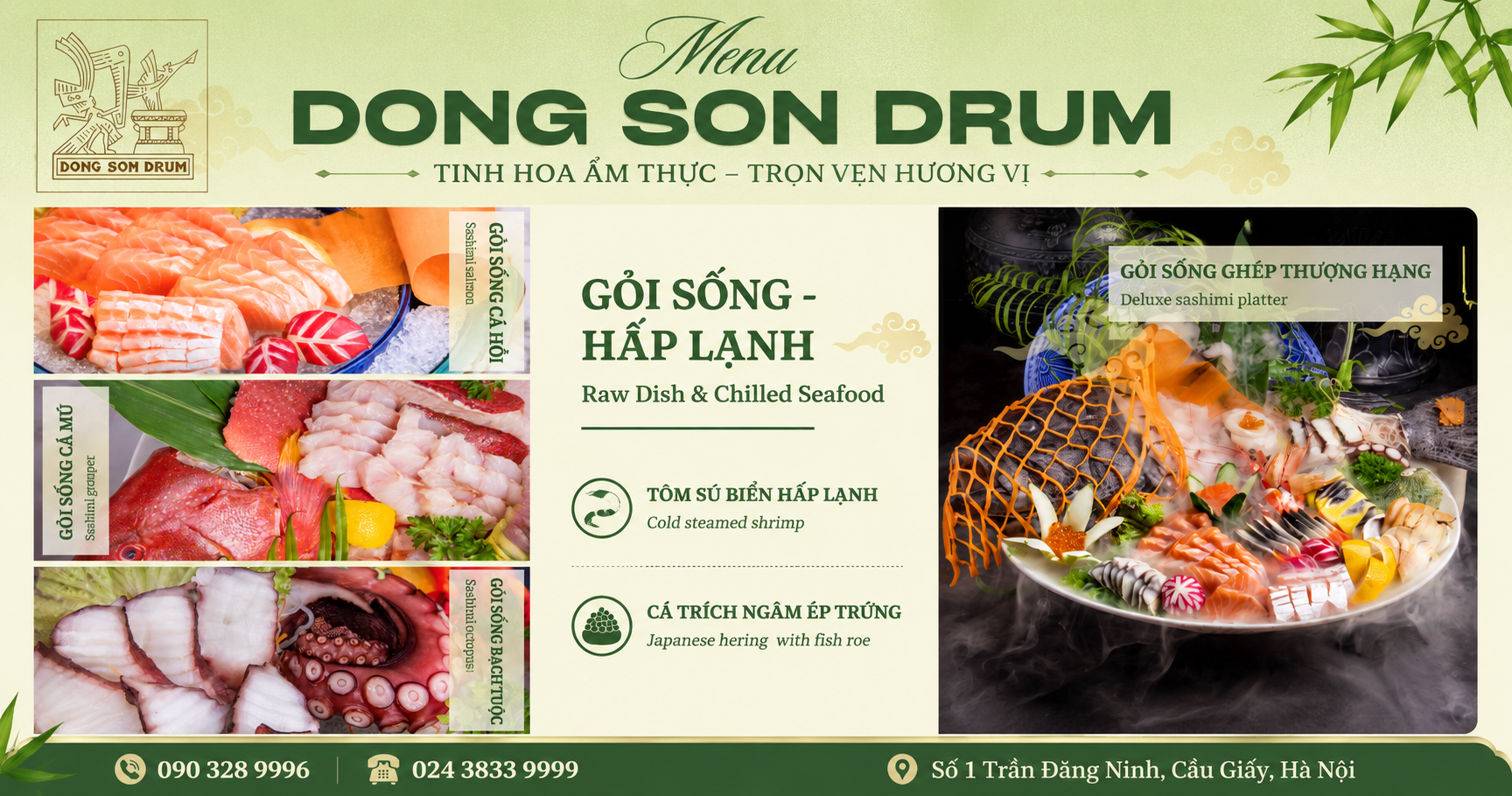 Menu Nhà Hàng Trống Đồng Sơn – Hành Trình Khám Phá Tinh Hoa Ẩm Thực Việt